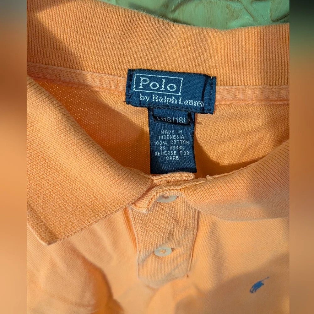 Ralph Lauren Kids Polo Shirt in Vibrant Orange